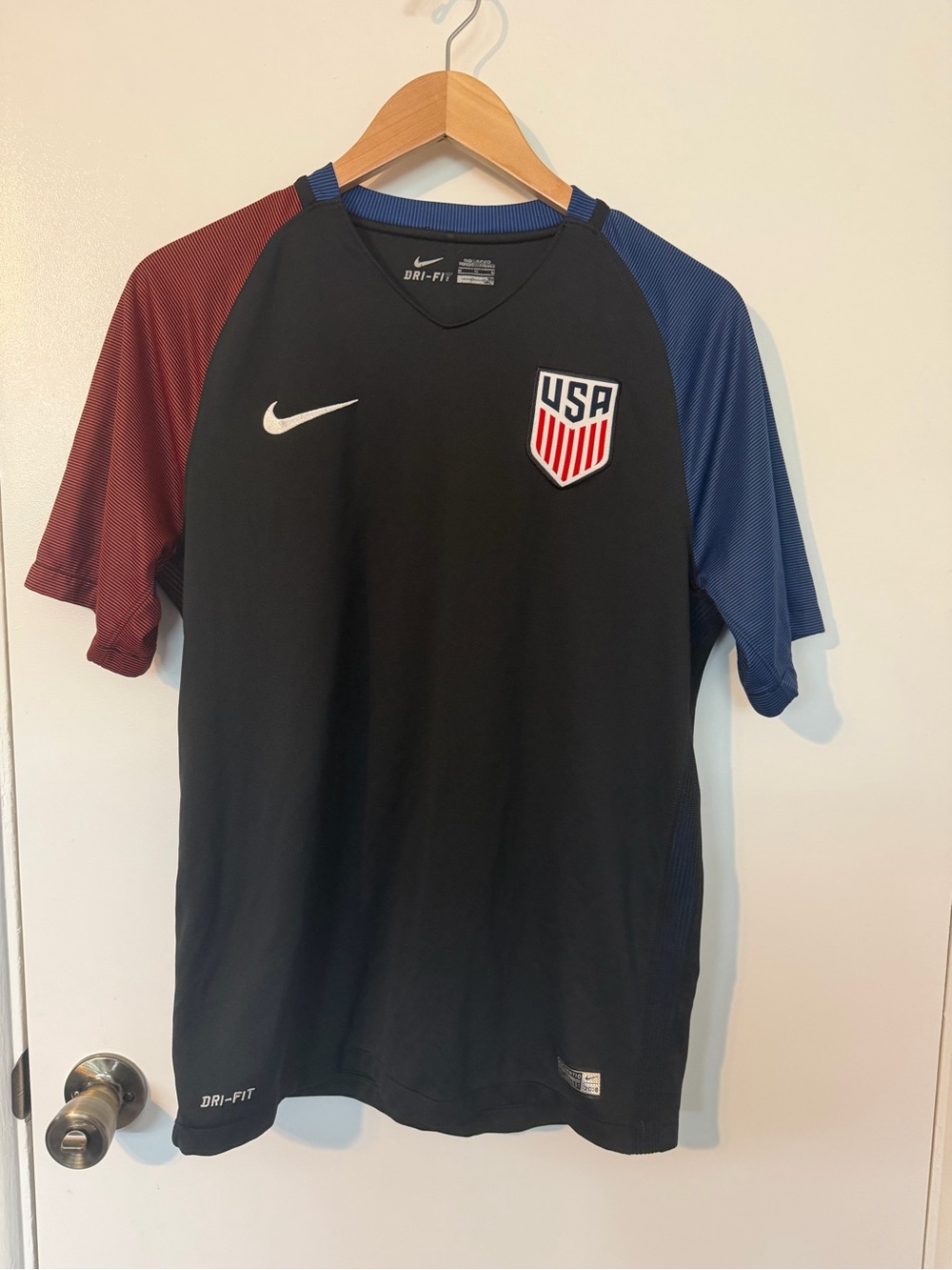 Nike Black Dri-FIT USA Soccer Jersey